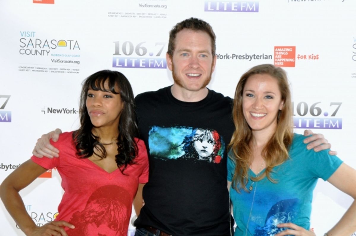 Nikki M. James, Adam Monley and Morgan James at 