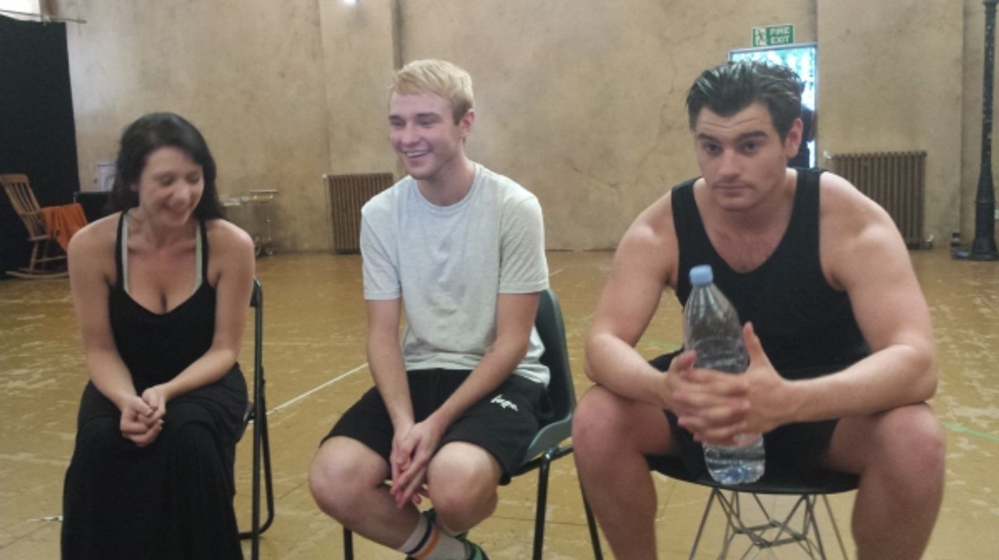 Photo Coverage: Danielle Hope, Lloyd Daniels And Matt Lapinskas Rehearse JOSEPH!  Image