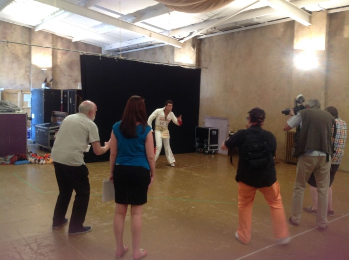 Photo Coverage: Danielle Hope, Lloyd Daniels And Matt Lapinskas Rehearse JOSEPH!  Image