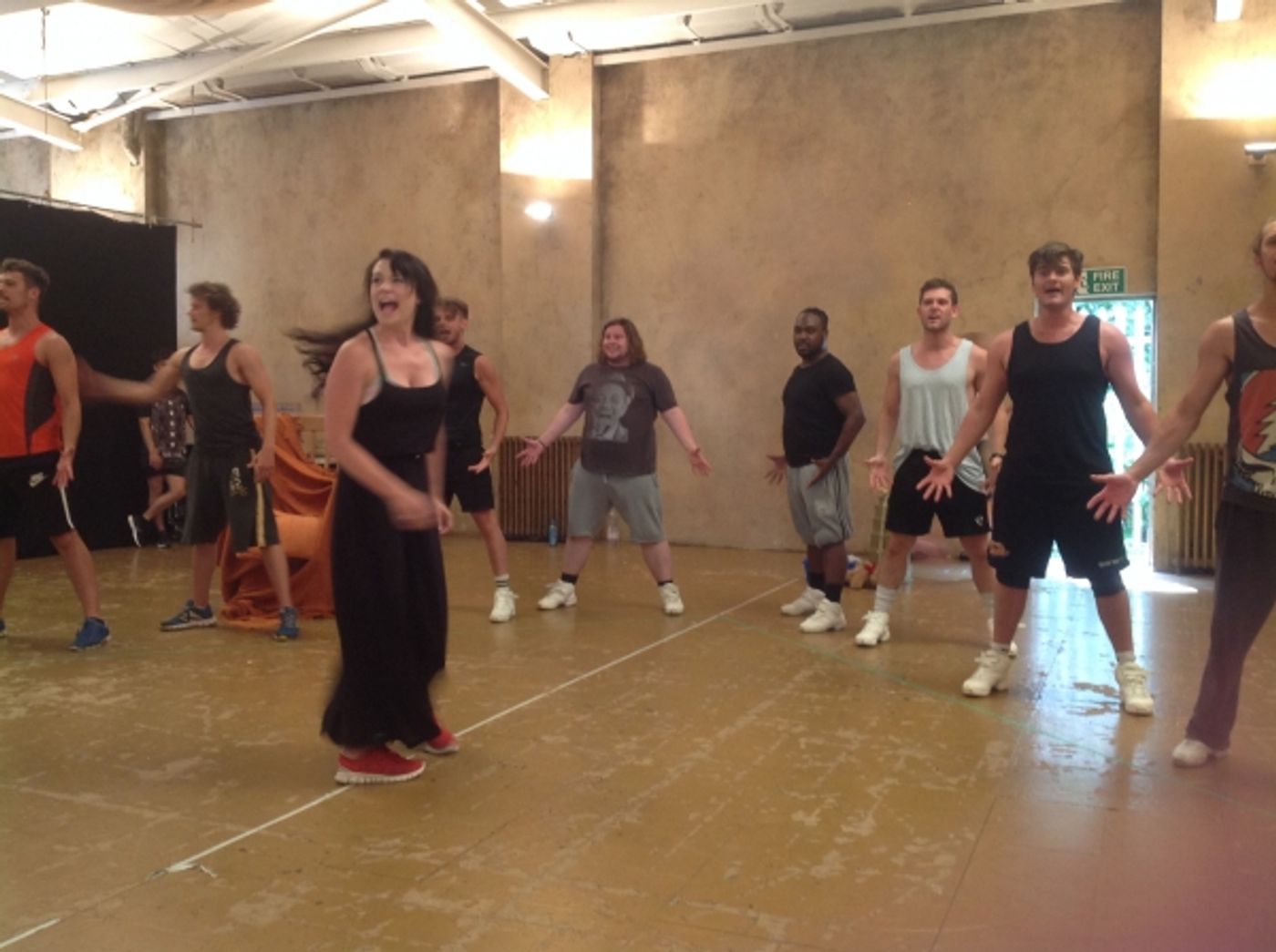 Photo Coverage: Danielle Hope, Lloyd Daniels And Matt Lapinskas Rehearse JOSEPH!  Image