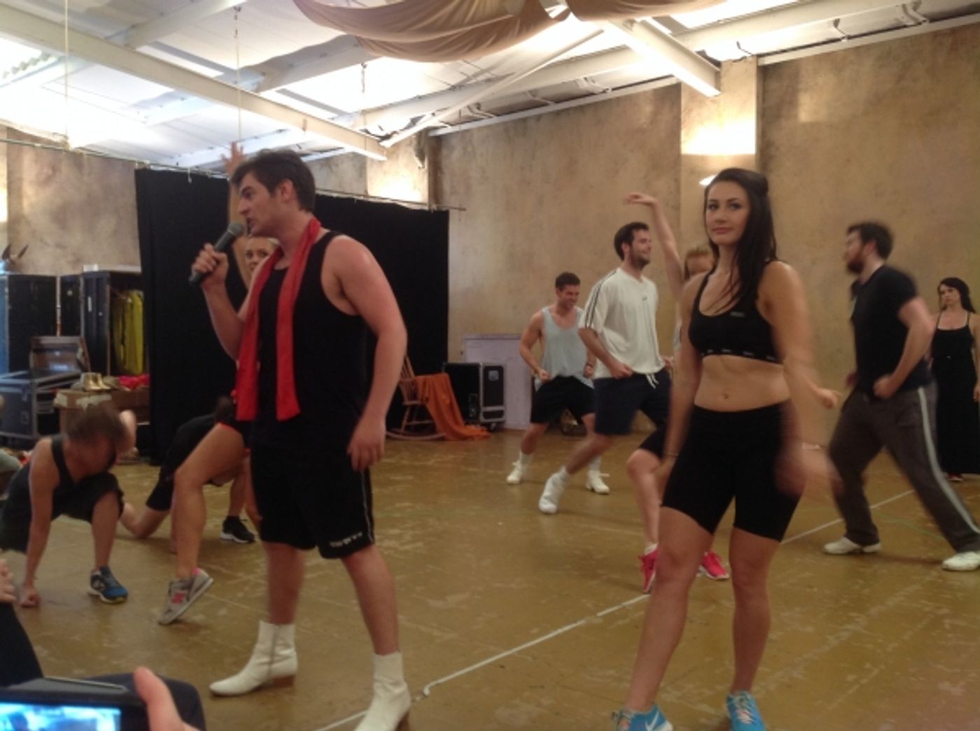 Photo Coverage: Danielle Hope, Lloyd Daniels And Matt Lapinskas Rehearse JOSEPH!  Image