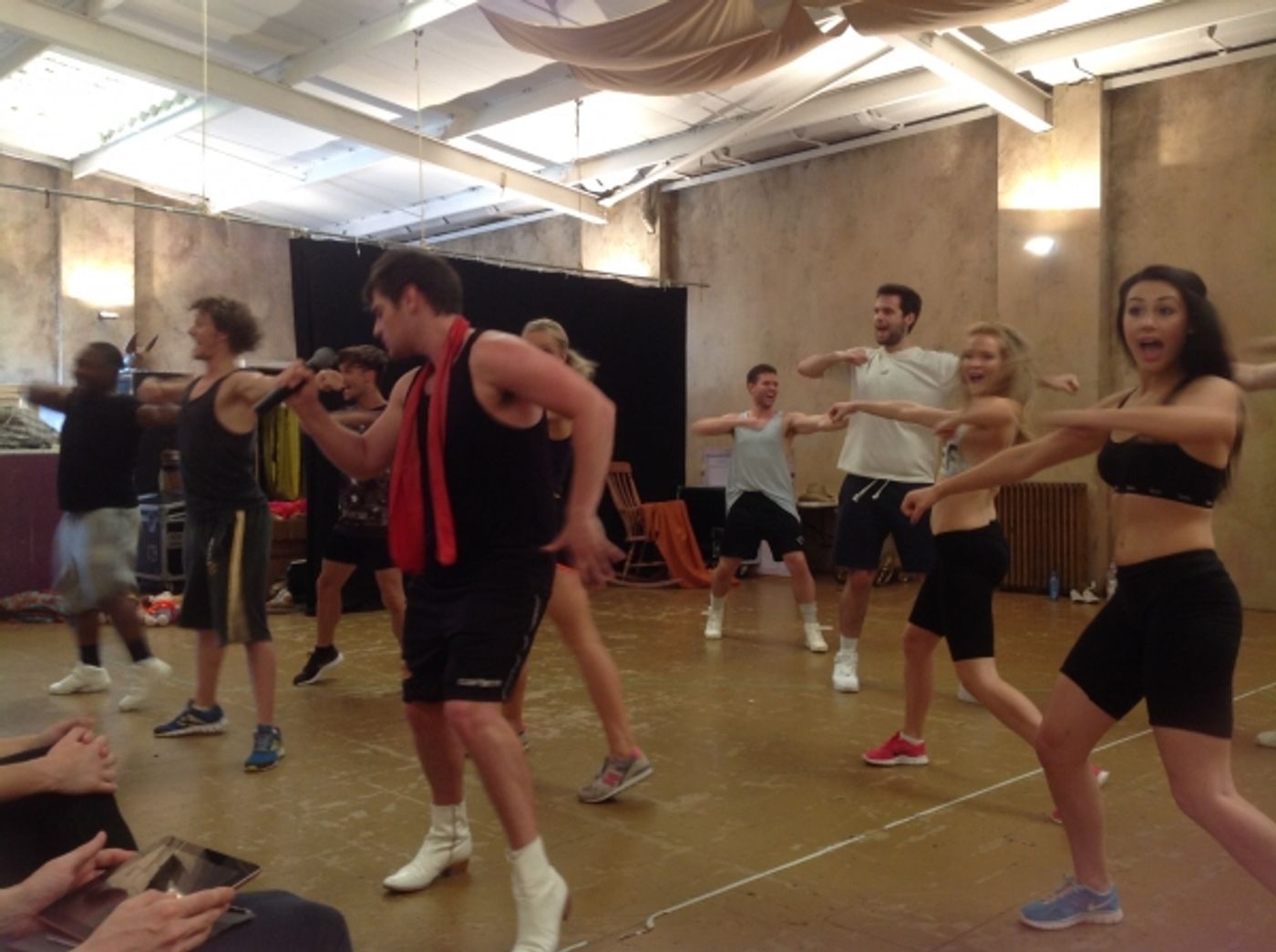 Photo Coverage: Danielle Hope, Lloyd Daniels And Matt Lapinskas Rehearse JOSEPH!  Image