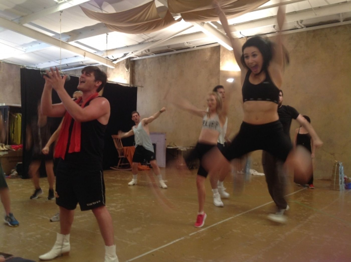 Photo Coverage: Danielle Hope, Lloyd Daniels And Matt Lapinskas Rehearse JOSEPH!  Image