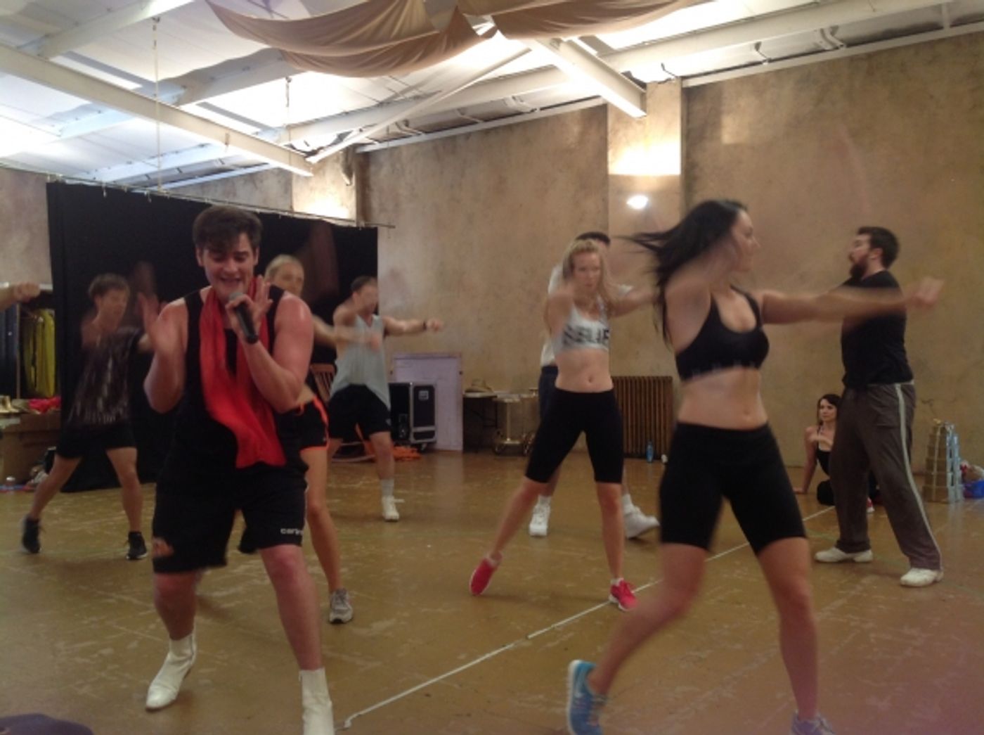 Photo Coverage: Danielle Hope, Lloyd Daniels And Matt Lapinskas Rehearse JOSEPH!  Image