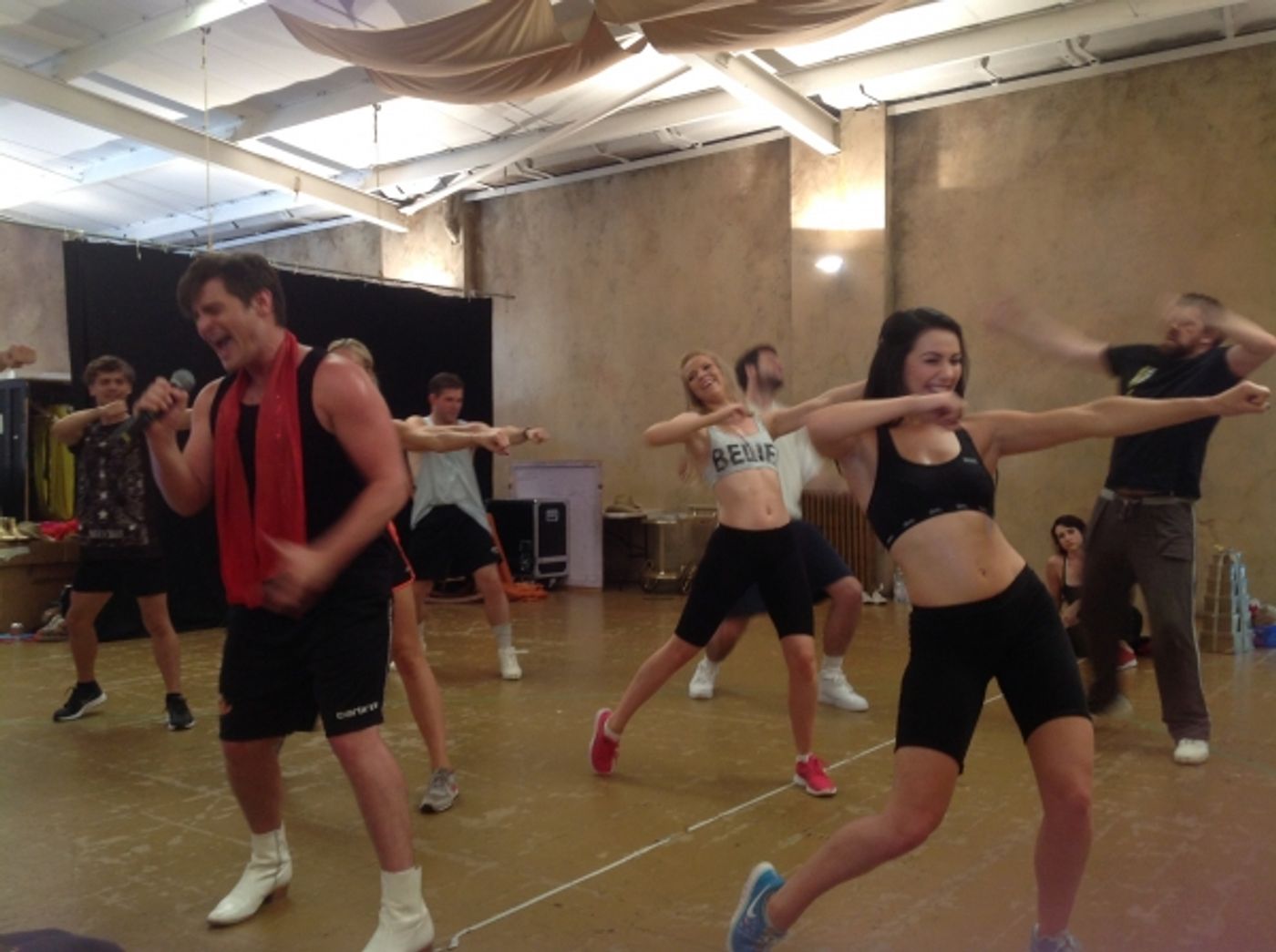 Photo Coverage: Danielle Hope, Lloyd Daniels And Matt Lapinskas Rehearse JOSEPH!  Image