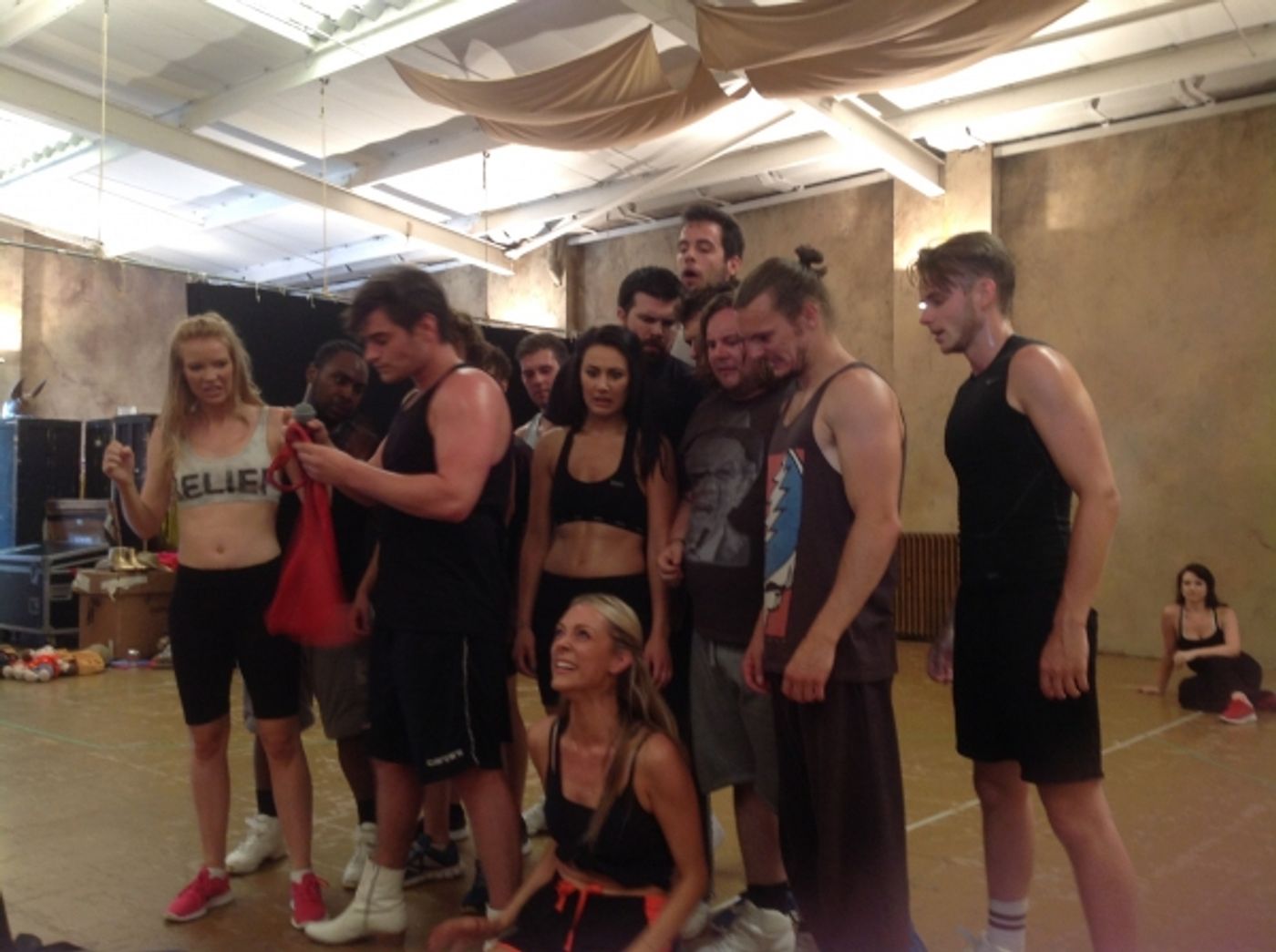 Photo Coverage: Danielle Hope, Lloyd Daniels And Matt Lapinskas Rehearse JOSEPH!  Image