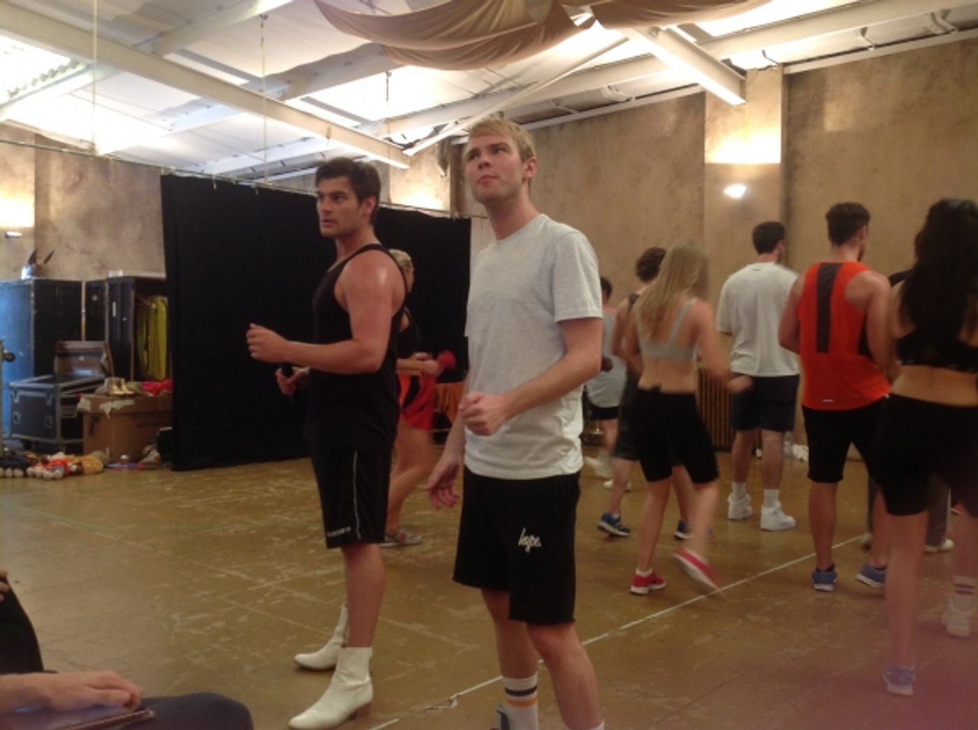 Photo Coverage: Danielle Hope, Lloyd Daniels And Matt Lapinskas Rehearse JOSEPH!  Image