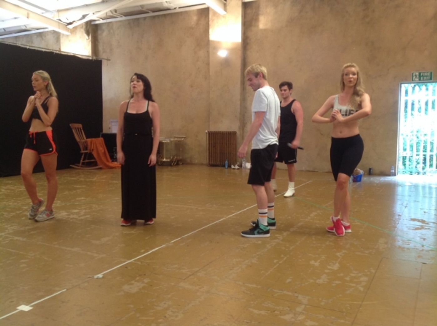 Photo Coverage: Danielle Hope, Lloyd Daniels And Matt Lapinskas Rehearse JOSEPH!  Image