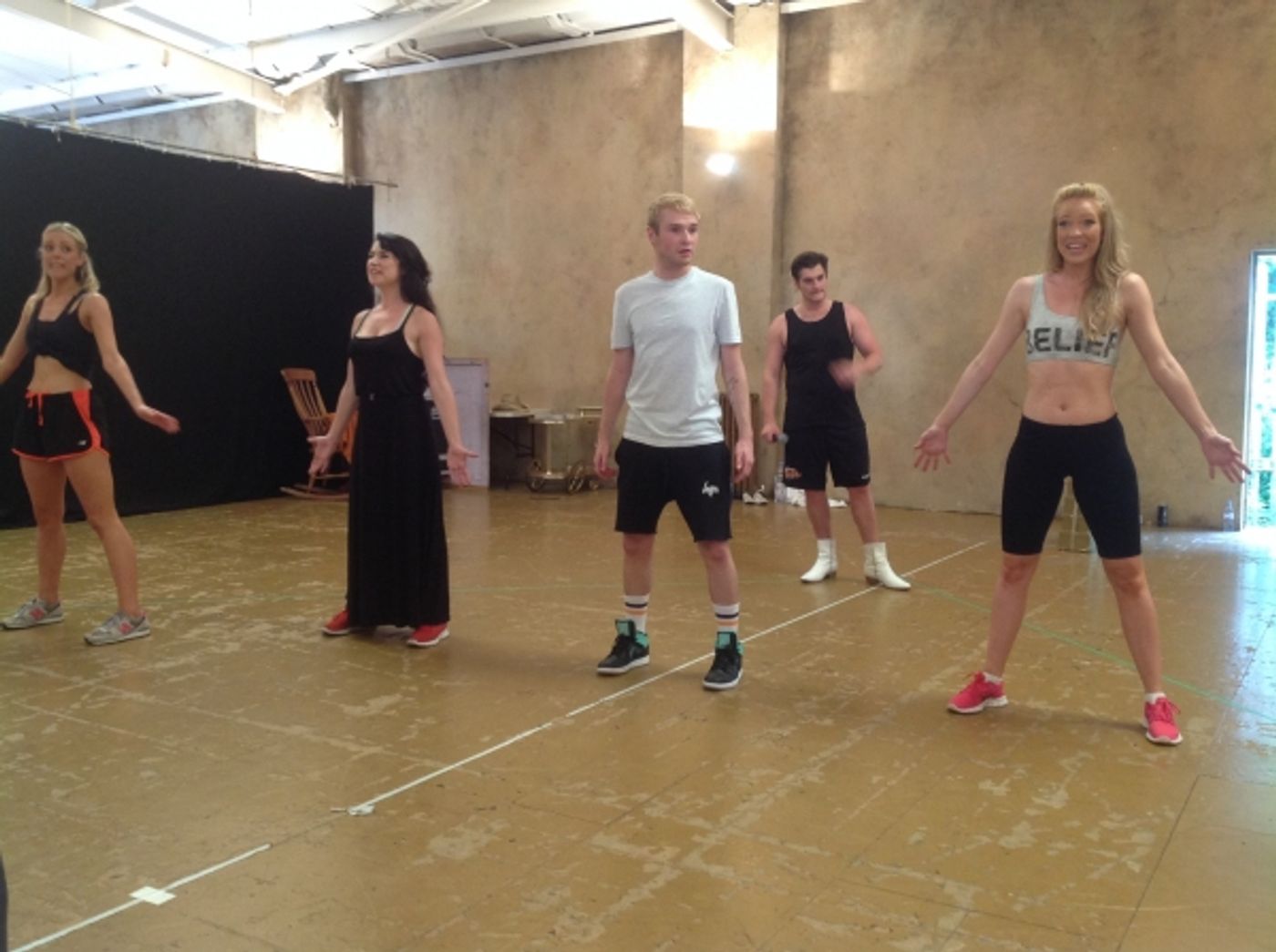 Photo Coverage: Danielle Hope, Lloyd Daniels And Matt Lapinskas Rehearse JOSEPH!  Image