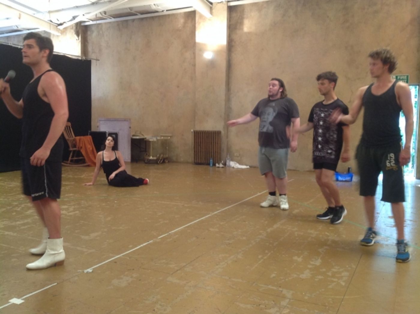 Photo Coverage: Danielle Hope, Lloyd Daniels And Matt Lapinskas Rehearse JOSEPH!  Image