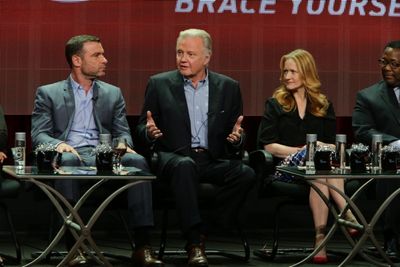 Liev Schreiber, Jon Voight and Paula Malcomson at the Ray Donovan Season 2 panel at t Photo