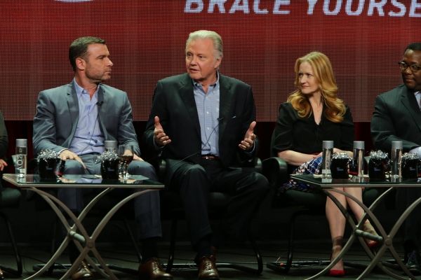 Liev Schreiber, Jon Voight and Paula Malcomson at the Ray Donovan Season 2 panel at t Photo