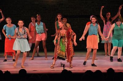 Didi Gomez and The Camp Broadway Kids Photo