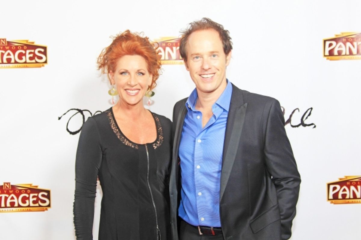 Jenna DeAngeles (artist) with Raphael Sbarge (Once Upon a Time) at 