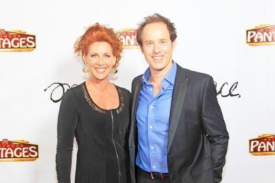 Jenna DeAngeles (artist) with Raphael Sbarge (Once Upon a Time) Photo