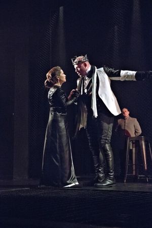 Macbeth, played by Ian Bedford, center, tries to convince Lady Macbeth, Susan Riley S Photo