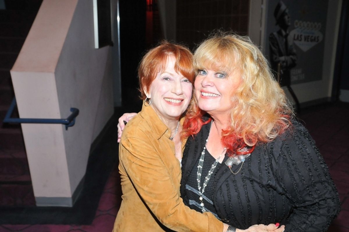 Nancy Dussault and Sally Struthers at 