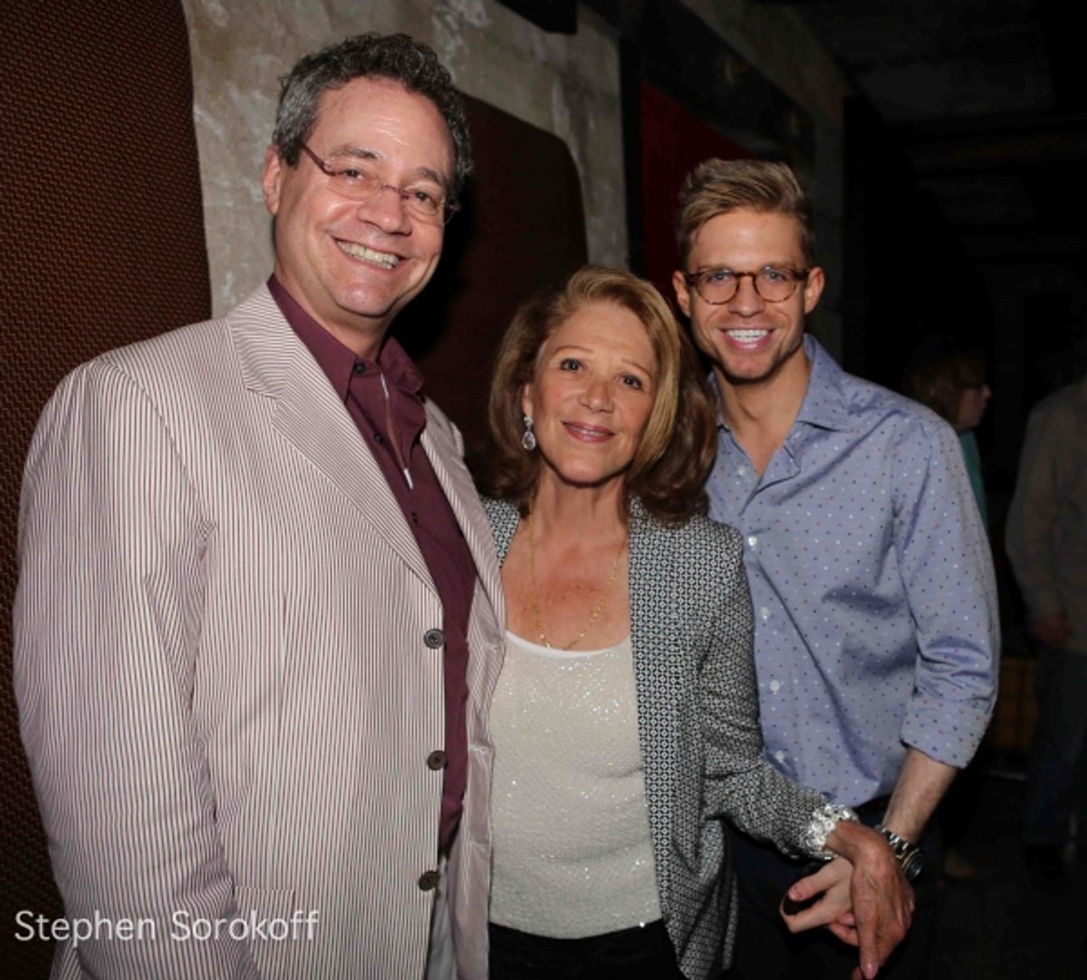 Mark Sendroff, Linda Lavin, Hunter Ryan Herdlicka at 