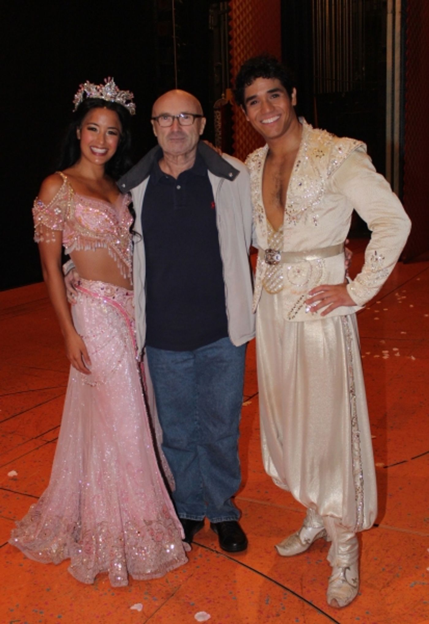 Photo Coverage: Backstage at ALADDIN with Phil Collins!  Image