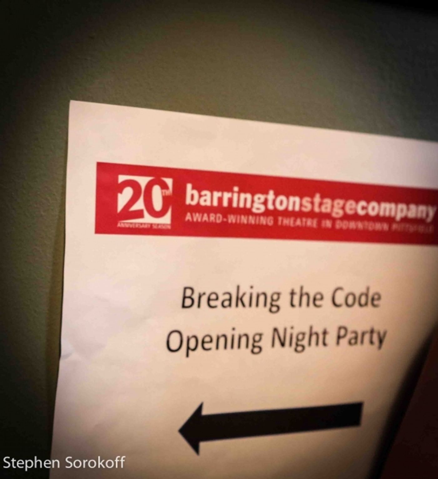 Photo Coverage: Inside Opening Night of Barrington Stage Company's BREAKING THE CODE  Image