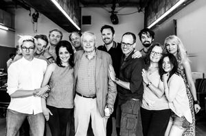 A.R. Gurney, Lila Neugebauer and the cast Photo