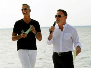 Co-Hosts Jerry Mitchell and Larry Keigwin Photo