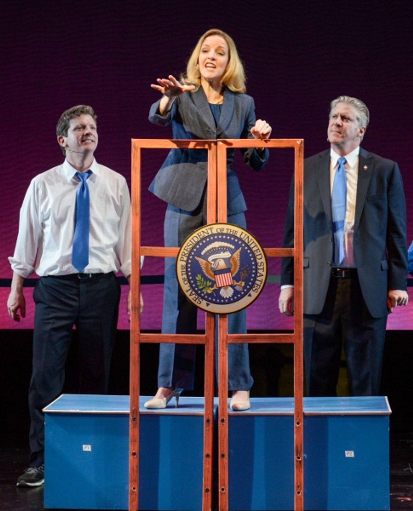 Photo Flash: First Look at Karl Kenzler, Duke Lafoon & More in NYMTF's CLINTON: THE MUSICAL  Image