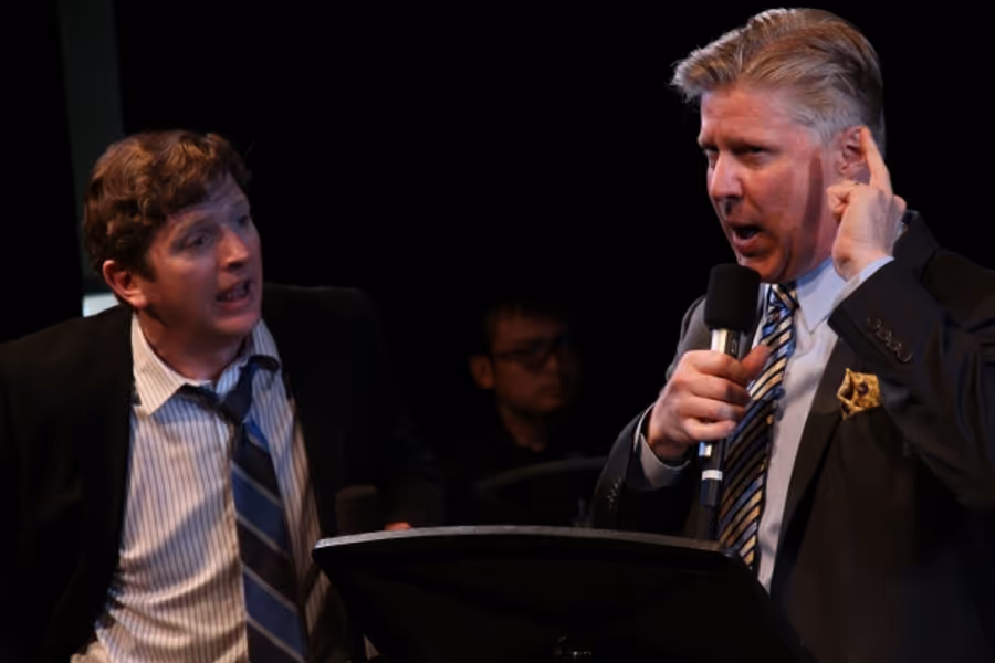 Photo Flash: First Look at Karl Kenzler, Duke Lafoon & More in NYMTF's CLINTON: THE MUSICAL Image