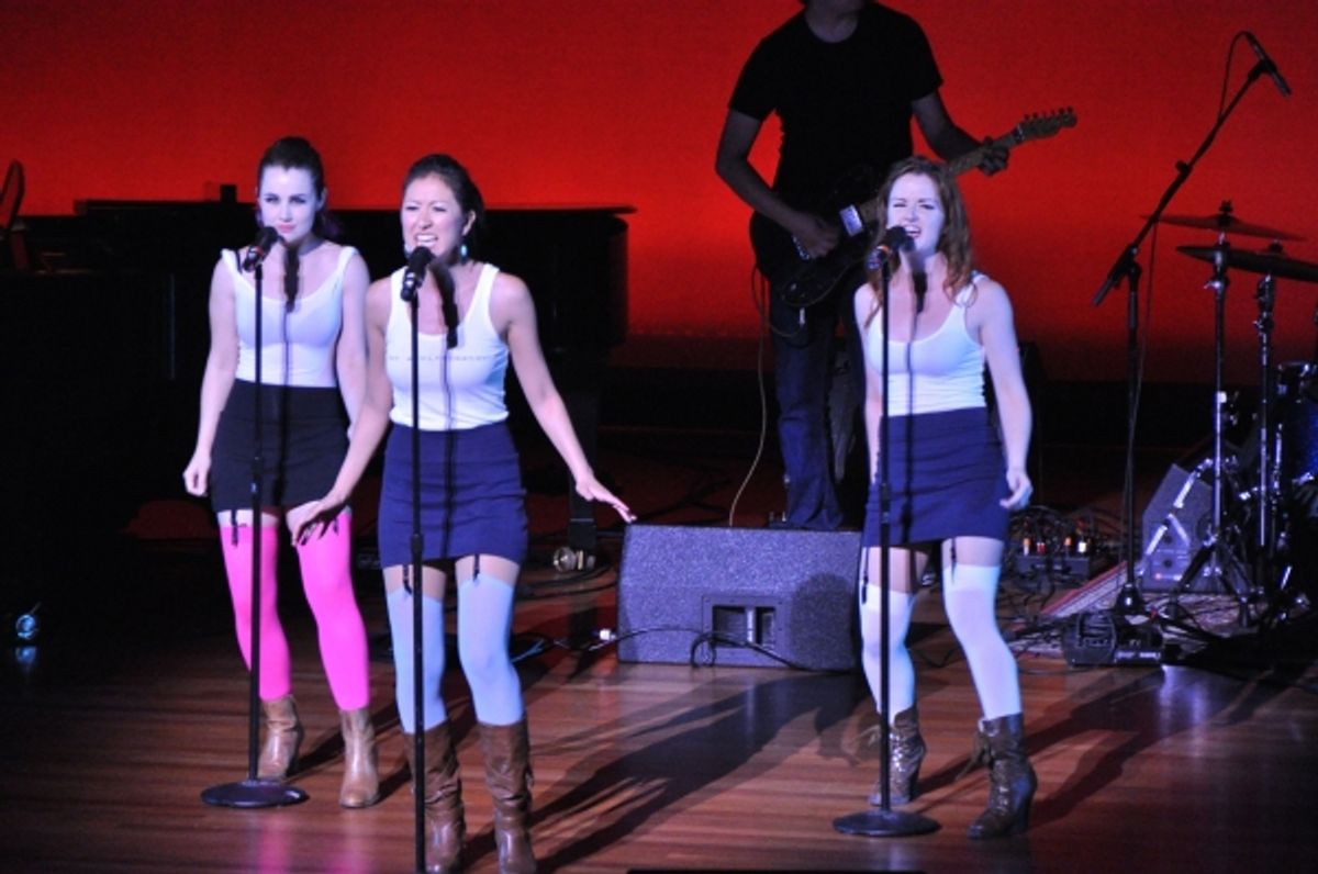 Lauren Worscham with Jessi Suzuki and Lizzie O''Hara at 