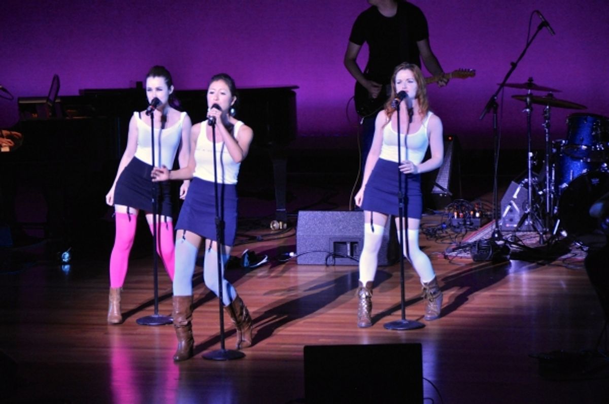 Lauren Worscham with Jessi Suzuki and Lizzie O''Hara at 