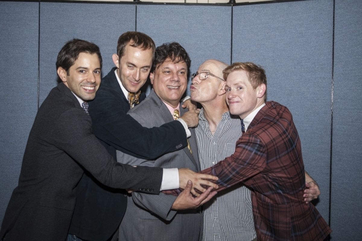 Jason Cruz, Michael Keyloun, director Joe Brancato, Everett Quinton and Jason Edward Cook with Director Joe Brancato  at 