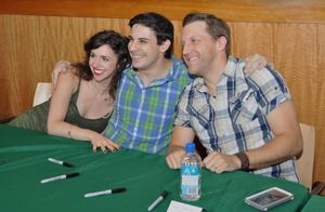 Mia Gentile, Marcus Stevens and Scott Richard Foster @ BroadwayWorld Mia Gentile, Marcus Stevens and Scott Richard Foster Photo