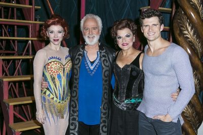 Charlotte d'Amboise, John Rubinstein, Priscilla Lopez and Kyle Dean Massey Photo