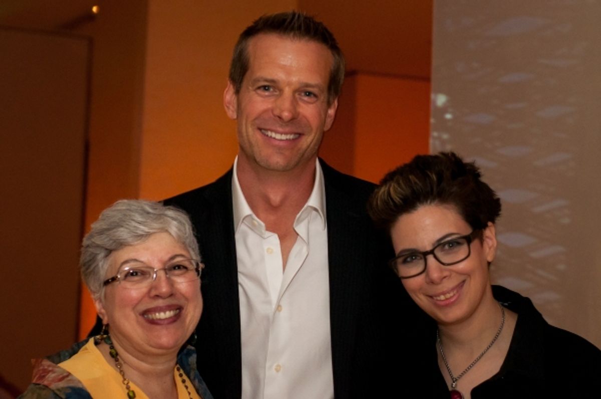 Patricia Roberts, Peter Elias, Jennifer Rudolph at 