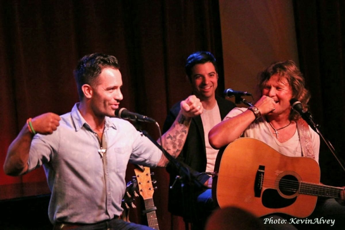 Ramin Karimloo, Sergio Ortega and James Dean Hicks at 