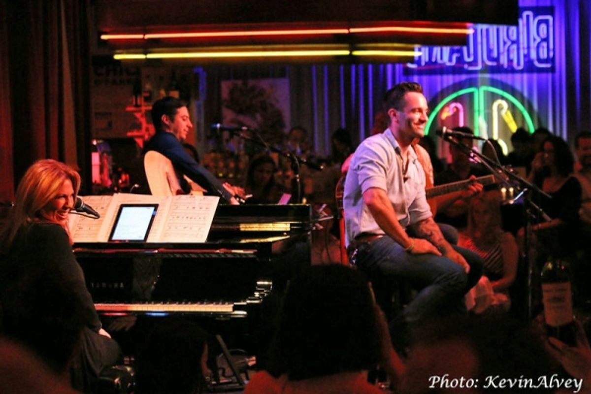 Victoria Shaw and Ramin Karimloo at 