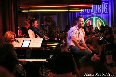 Victoria Shaw and Ramin Karimloo Photo