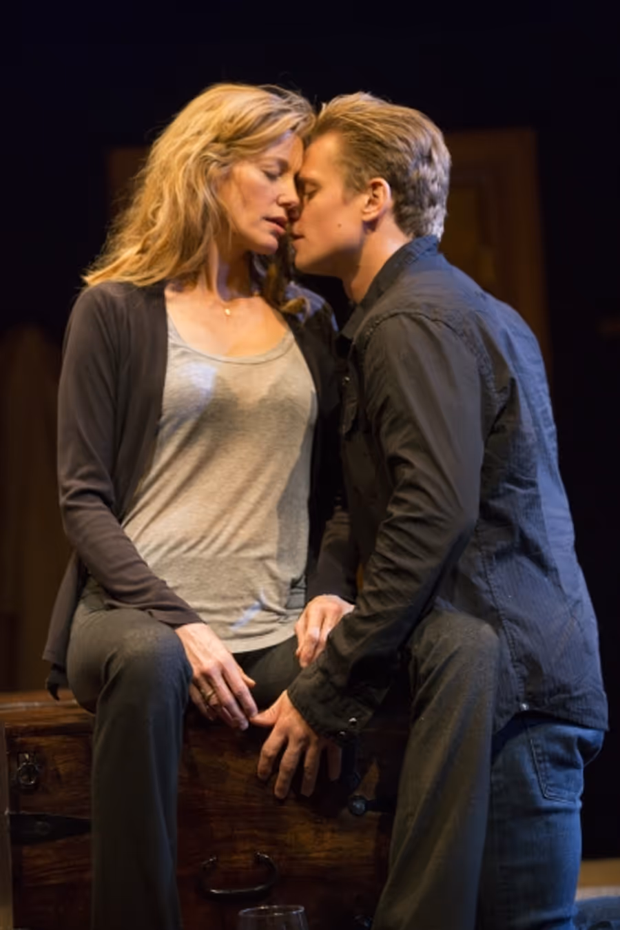 Photo Flash: A Sultry First Look at Anna Gunn and Billy Magnussen in Second Stage's SEX WITH STRANGERS Image