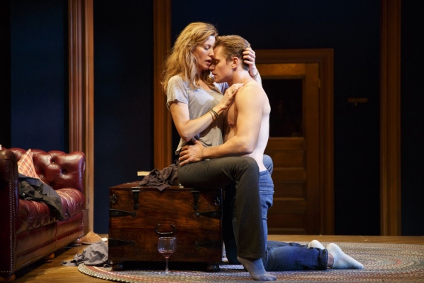 Photo Flash: A Sultry First Look at Anna Gunn and Billy Magnussen in Second Stage's SEX WITH STRANGERS  Image