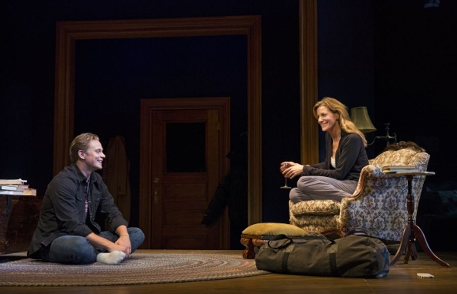 Photo Flash: A Sultry First Look at Anna Gunn and Billy Magnussen in Second Stage's SEX WITH STRANGERS Image