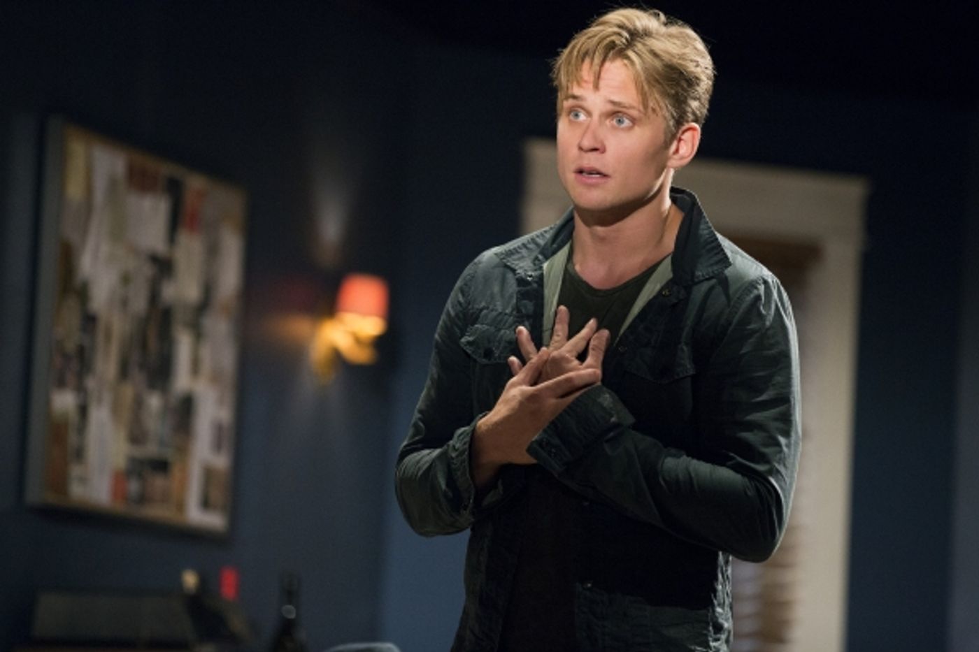 Photo Flash: A Sultry First Look at Anna Gunn and Billy Magnussen in Second Stage's SEX WITH STRANGERS  Image