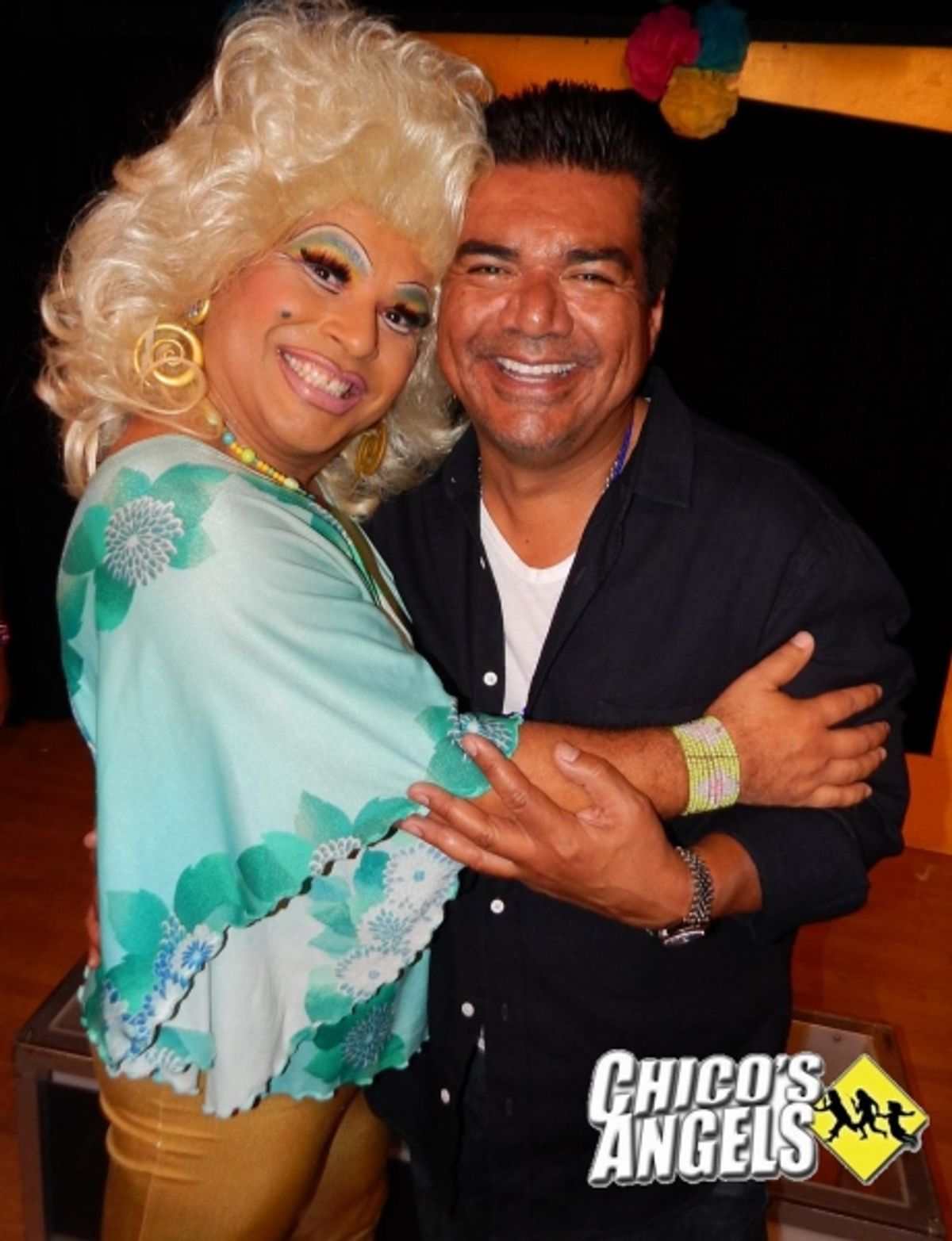 George Lopez with Frieda Laye at 
