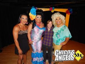 Geri Jewell with Chita Parole, Kay Sedia, and Frieda Laye Photo