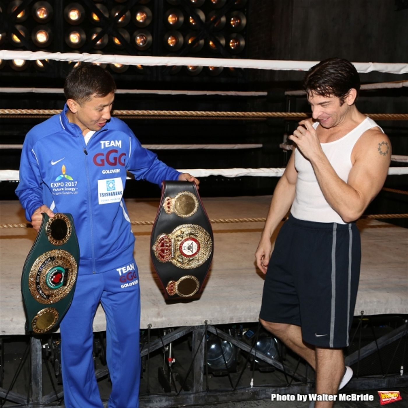 Photo Coverage: Backstage with Gennady Golovkin & Michael Buffer at ROCKY! Image