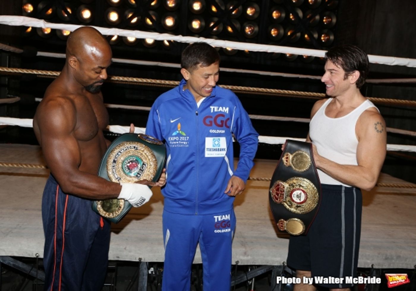 Photo Coverage: Backstage with Gennady Golovkin & Michael Buffer at ROCKY! Image