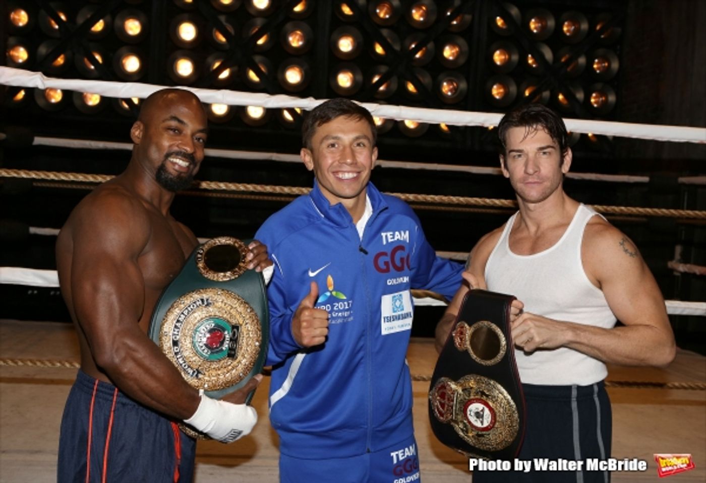 Photo Coverage: Backstage with Gennady Golovkin & Michael Buffer at ROCKY! Image