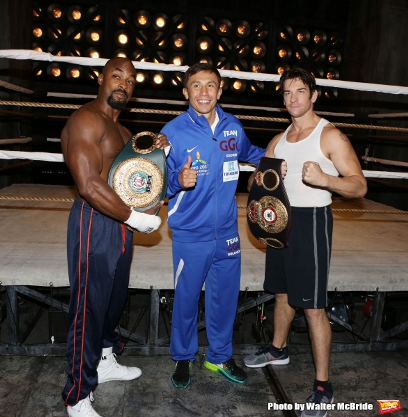 Photo Coverage: Backstage with Gennady Golovkin & Michael Buffer at ROCKY! Image