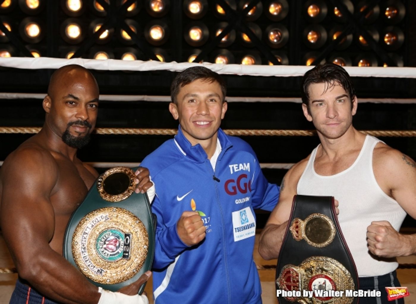 Photo Coverage: Backstage with Gennady Golovkin & Michael Buffer at ROCKY! Image