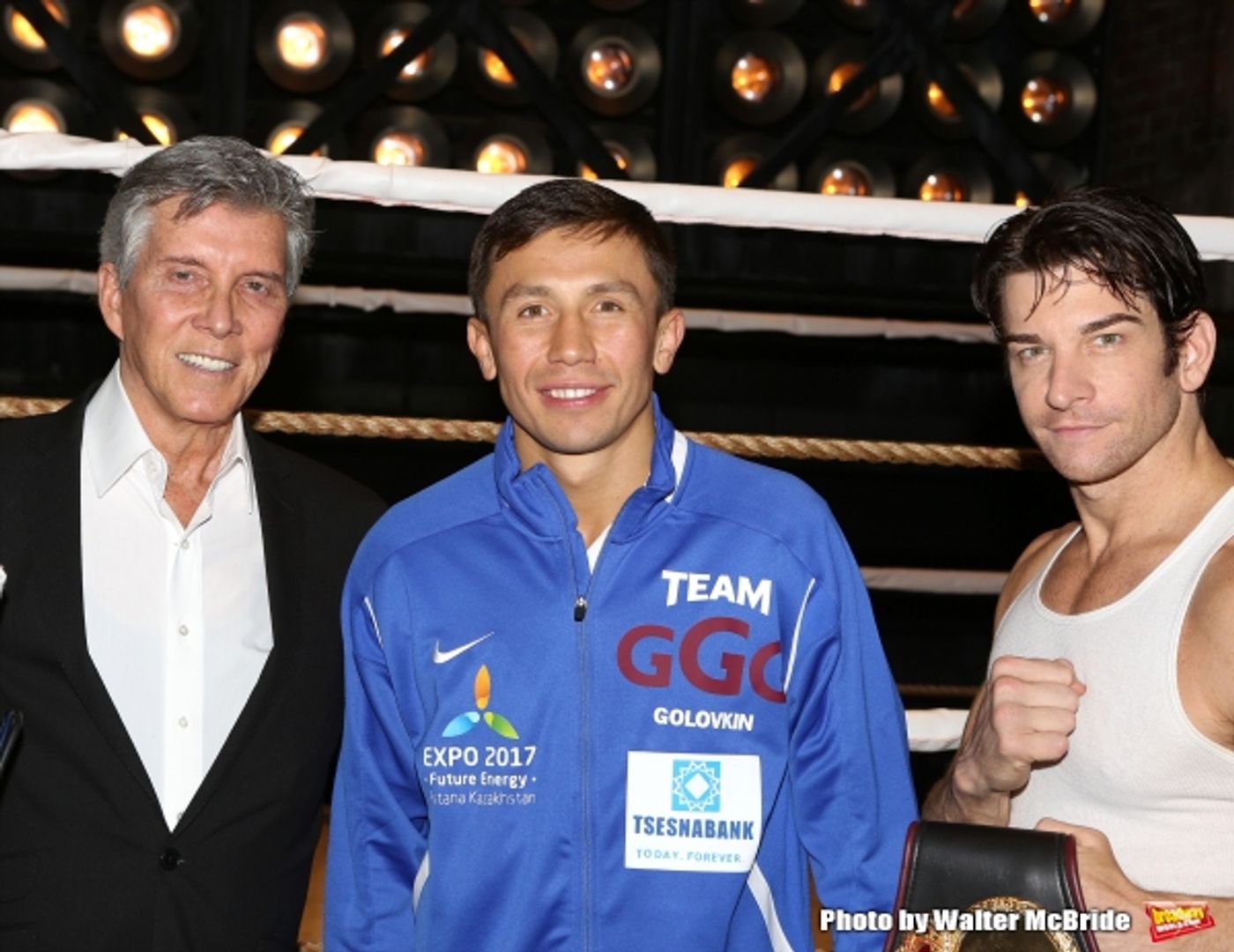 Photo Coverage: Backstage with Gennady Golovkin & Michael Buffer at ROCKY! Image