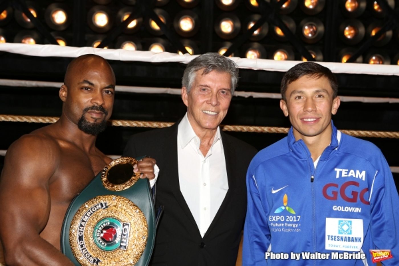 Photo Coverage: Backstage with Gennady Golovkin & Michael Buffer at ROCKY! Image